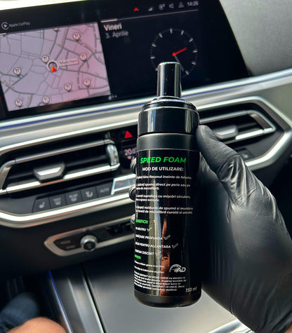 SPEED FOAM (150ml) – Spumă Profesională Textil & Piele AUTO
